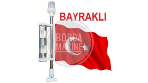 IŞIKLI BAYRAK DİREĞİ, REFLEKTÖRLÜ 55 CM