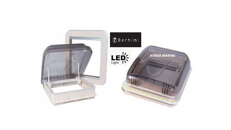 BERHİMİ TAVAN HAVALANDIRMA HEKİ 40×40 CM ** LEDLİ ** 12V