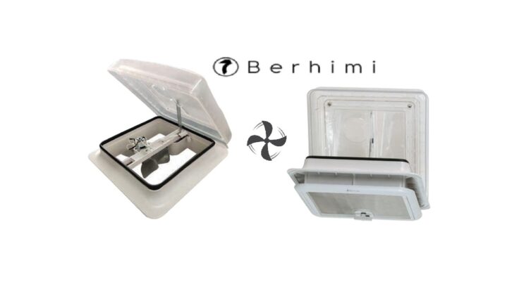 BERHİMİ TAVAN HAVALANDIRMA HEKİ 28×28 CM **FANLI** 12V